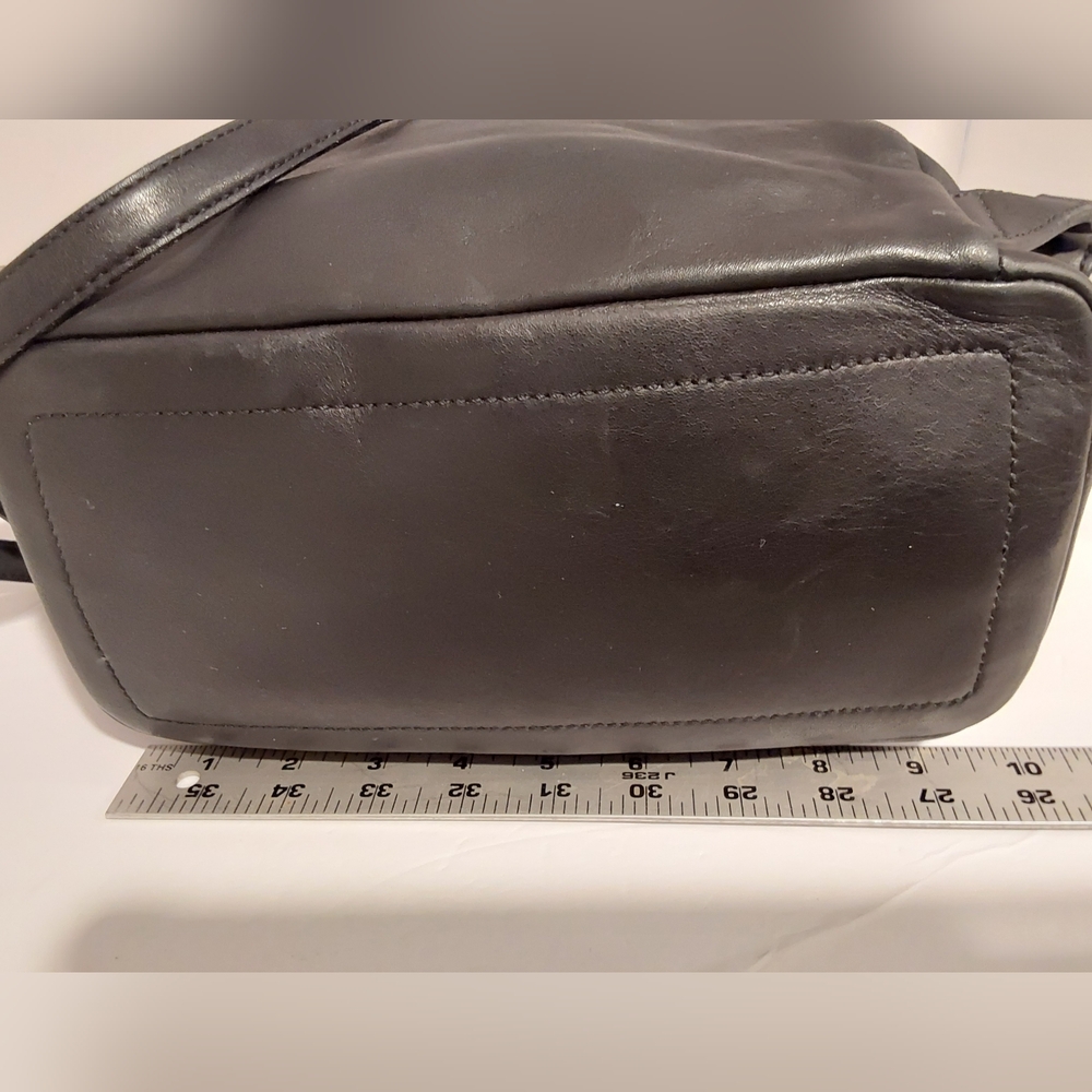 Vintage COACH Legacy Handcrafted Leather Black Backpack - Picture 10 of 12